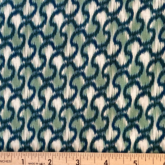 Mini Ikats from In the Beginning Wavy Teal