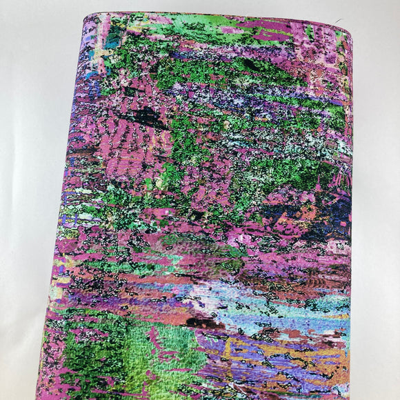 Narrow Off the Grid Digital Purple from P&B Textiles