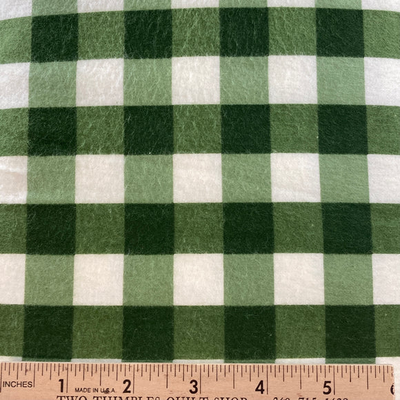 Winterberry Green Check Flannel by My Mind's Eye