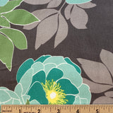 Cottage Garden Floral KNIT by Quilted Fish Gray