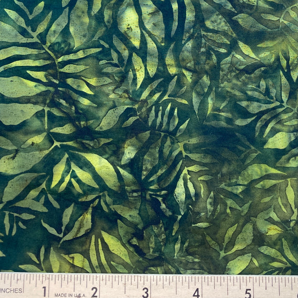 Bali All Over Leaf Jungle from Hoffman Fabrics