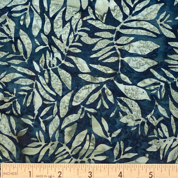Bali All Over Leaf Stonegreen from Hoffman Fabrics