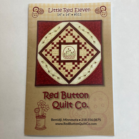 Little Red Eleven Fabric Kit OR Pattern by Red Button Quilt Co.