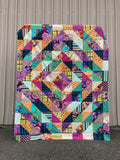Colorful Blooms Quilt Kit or Curated 20 Fat Quarter Stack