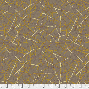 Seeds & Stems by Kathy Doughty Twiggy Mud BOLT END 3 Yards + 28 Inches