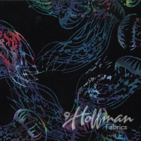 Bali Wildfire Jellyfish from Hoffman Fabrics