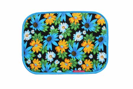 Ironing Mat Blue Floral 10 x 14 inch