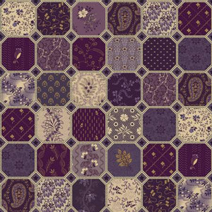 I Love Purple by Judie Rothermel Purple Patchwork Convenience Cloth